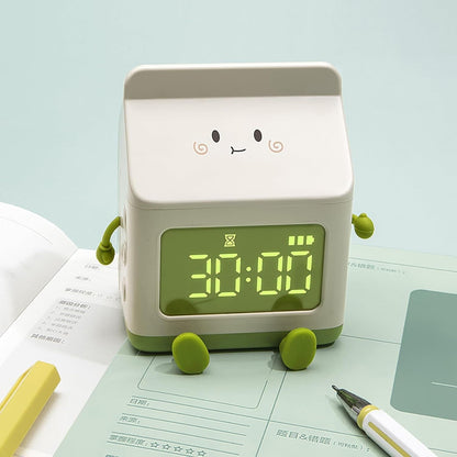 Moo Time adorable alarm clock | Time/temperature/date Display Desk Clock - Supple Room