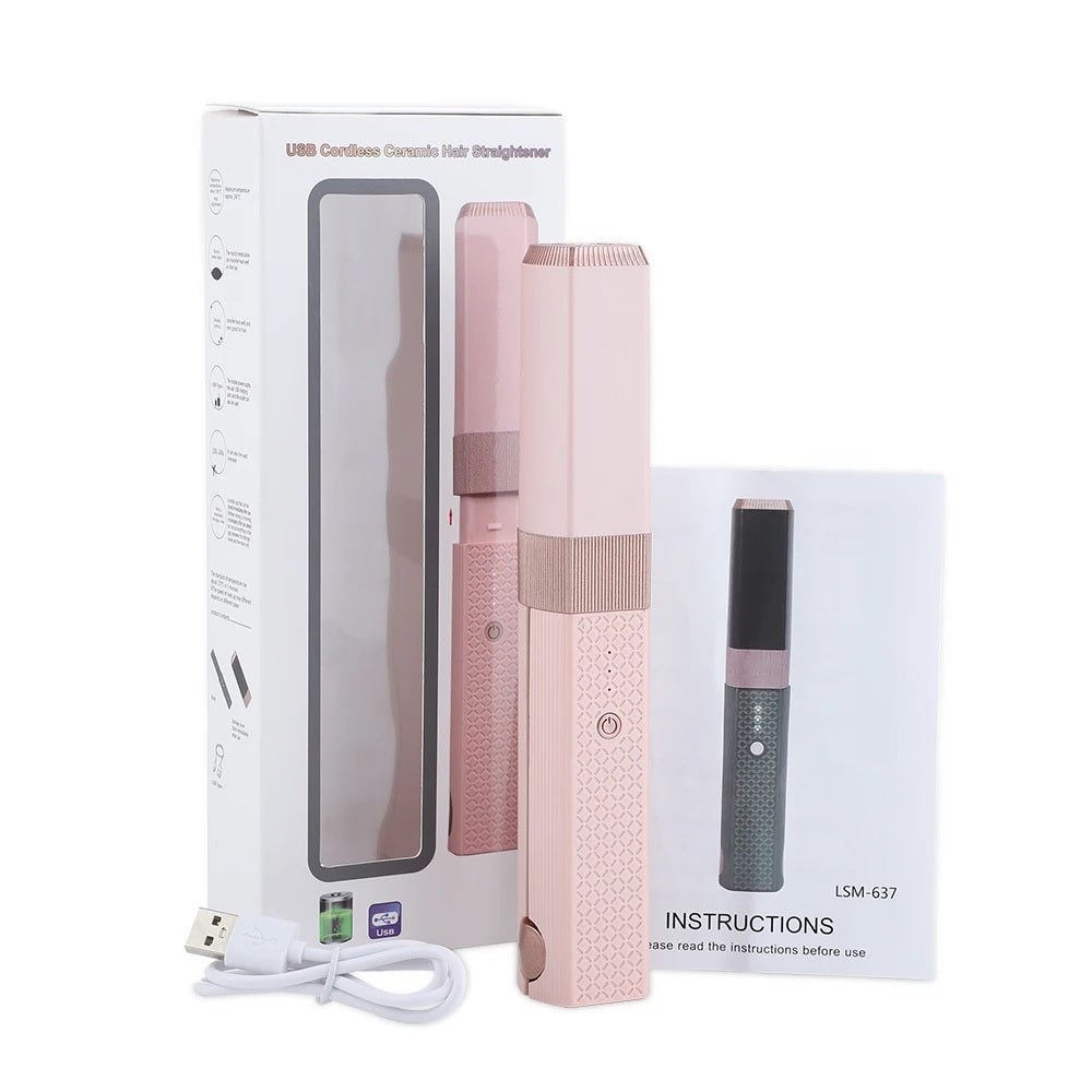 On the Go Modern Portable Wireless Hair Straightener | - Supple Room