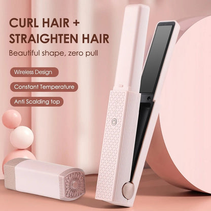 On the Go Modern Portable Wireless Hair Straightener | - Supple Room