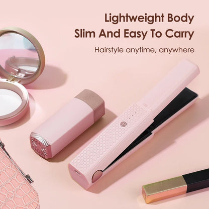 On the Go Modern Portable Wireless Hair Straightener | - Supple Room