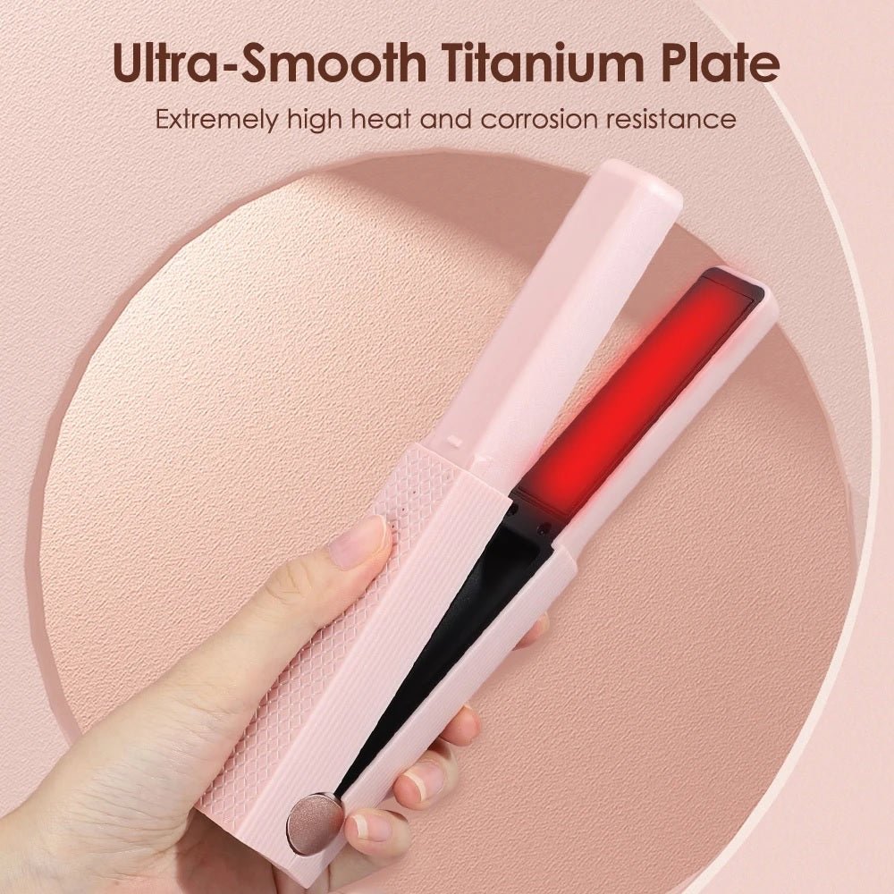 On the Go Modern Portable Wireless Hair Straightener | - Supple Room