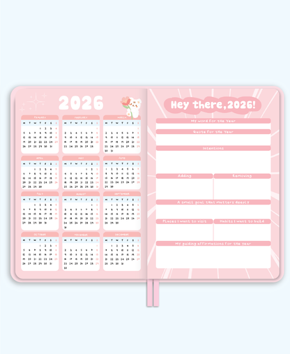 My Cozy Life 2026 Annual Planner with dates | Open for PREORDER