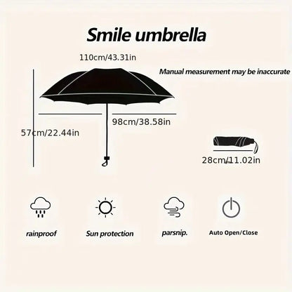 Pink Houndstooth Automatic Umbrella - Supple Room