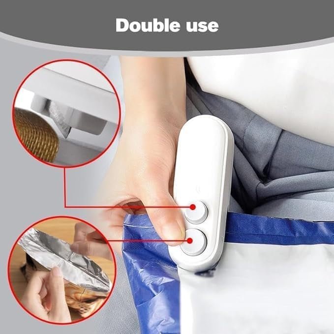 Portable 2 in 1 Vacuum Sealer+Cutter with Fridge Magnet - Supple Room