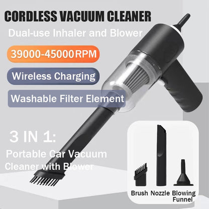 Portable High Power 3 in 1 handheld Vacuum Cleaner - Supple Room