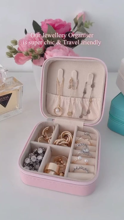 Pretty Pastel Compact Jewellery Organiser | Available in Four Colours