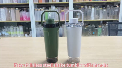 Shake & Go Insulated Fitness Bottle with twist lock storage