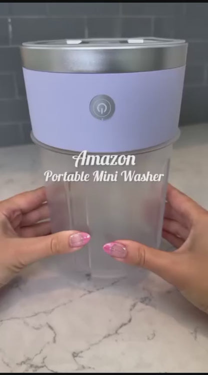 Mini Whirl Portable Washing Machine | Cordless & Rechargeable