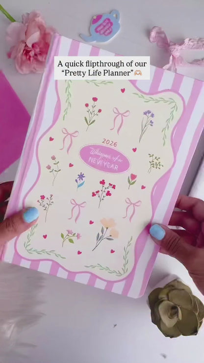 My Pretty Little Life 2026 Annual Planner with dates