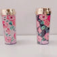 Floral blossoms Double Wall insulated Water Tumbler with Lid | Reusable | 450 ml