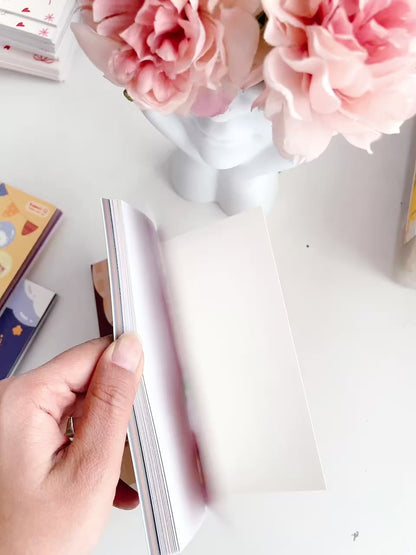 Cozy Bear Planet – Paper & PET Sticker Book (30 Sheets)