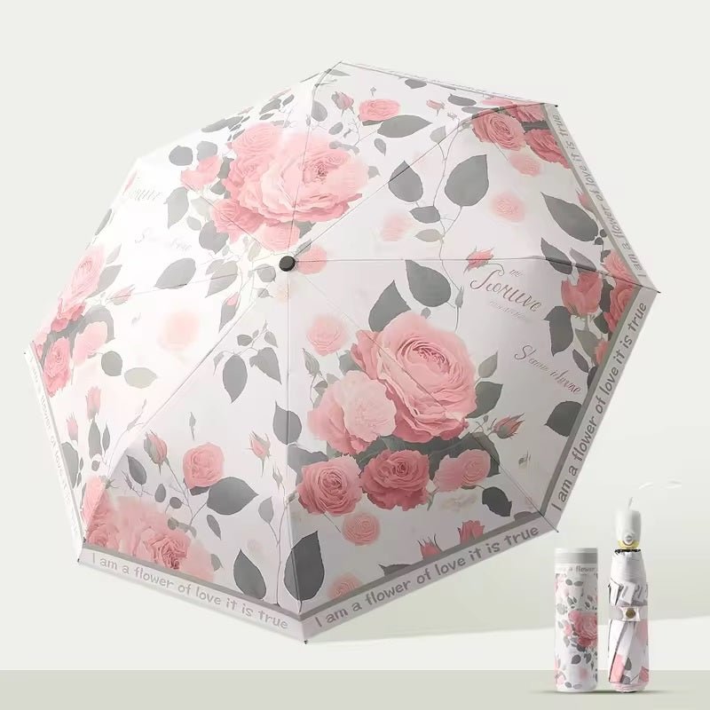 Rosette Charm Umbrellas For Rain And Sunny Days - Supple Room