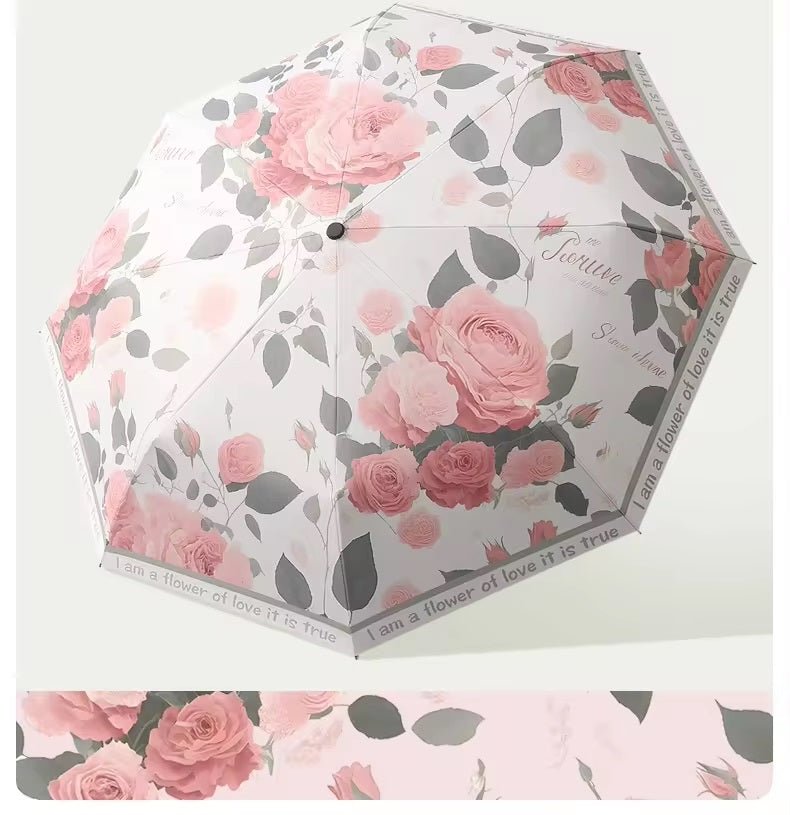 Rosette Charm Umbrellas For Rain And Sunny Days - Supple Room