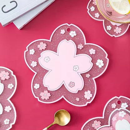 Sakura Blossom Coasters | Set of 4 - Supple Room