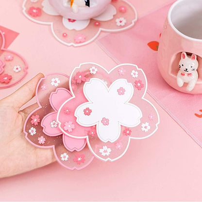 Sakura Blossom Coasters | Set of 4 - Supple Room