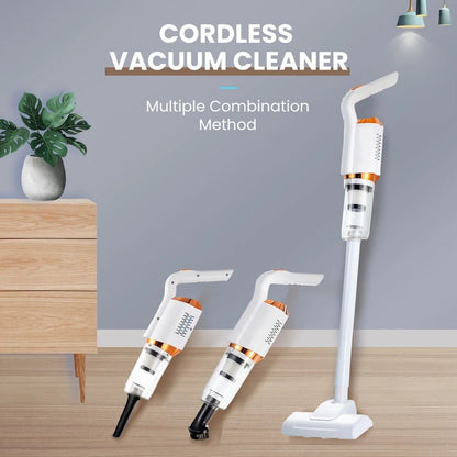 Stylish Cordless Vacuum Cleaner | White & Rose gold detailing - Supple Room