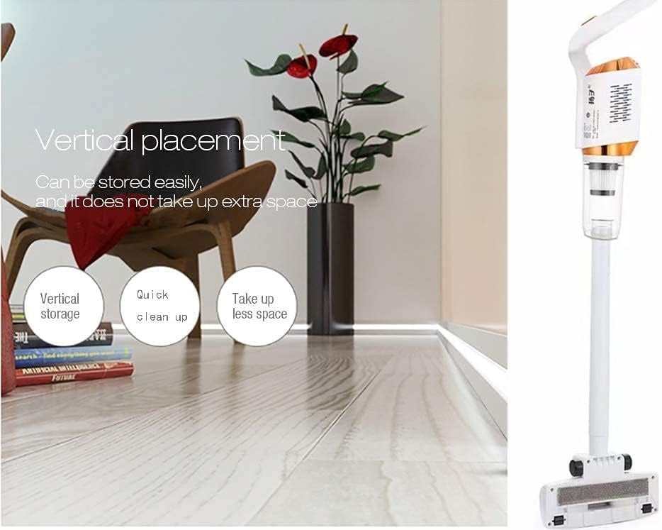 Stylish Cordless Vacuum Cleaner | White & Rose gold detailing - Supple Room