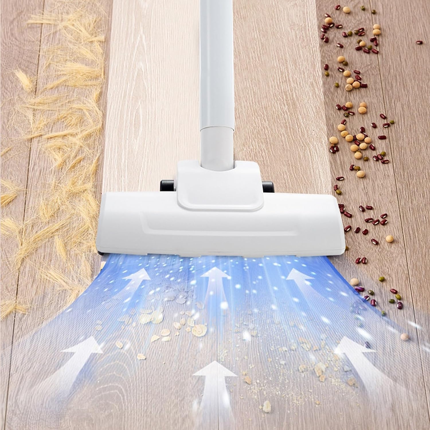 Stylish Cordless Vacuum Cleaner | White & Rose gold detailing - Supple Room