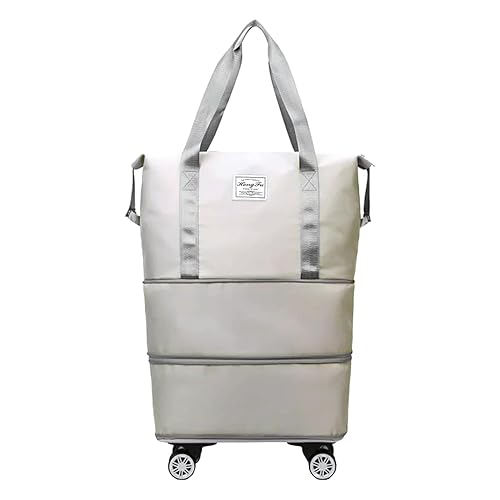 Subtle Large Capacity expandable Folding Travel Bag with wheels - Supple Room