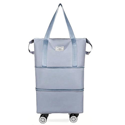 Subtle Large Capacity expandable Folding Travel Bag with wheels - Supple Room