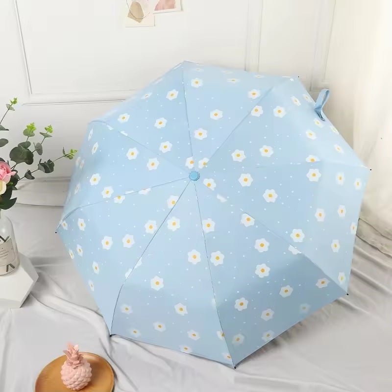 Sunshine Floral Sky Automatic Umbrella | Available in 2 Colours | UV Protection - Supple Room