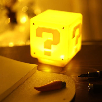 Super Mario 3D question mark lamp | Touch Switch Control, USB Rechargeable - Supple Room