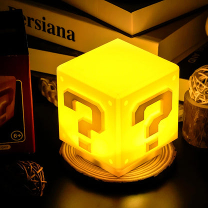 Super Mario 3D question mark lamp | Touch Switch Control, USB Rechargeable - Supple Room