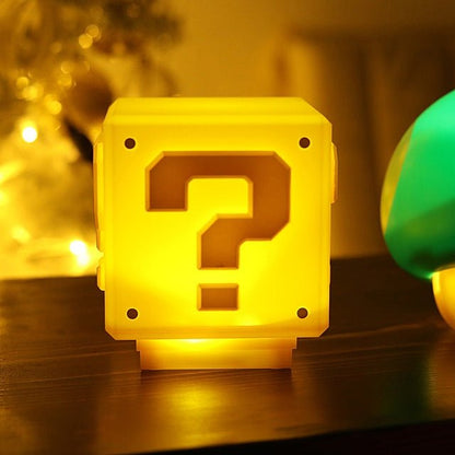 Super Mario 3D question mark lamp | Touch Switch Control, USB Rechargeable - Supple Room