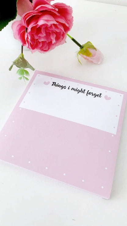 Tiny Blush Pink Notepad | 50 sheets | Spiral bound - Supple Room