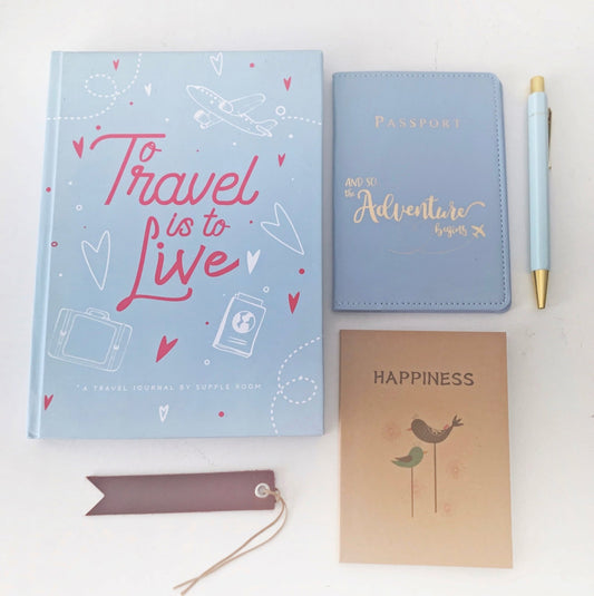 Travel is life Gift Hamper with Box | PrePacked - Supple Room