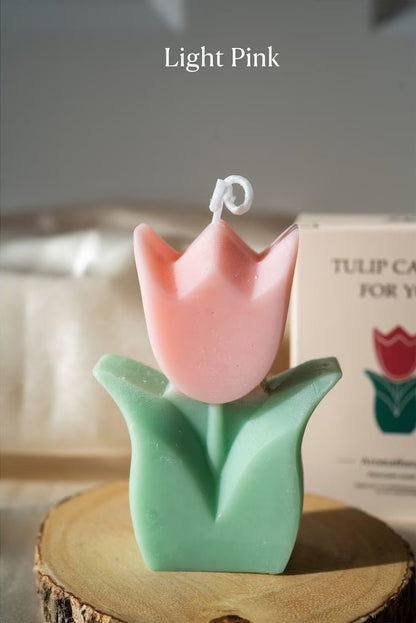 Tulip Blossom Candle | Available in 2 Colours - Supple Room