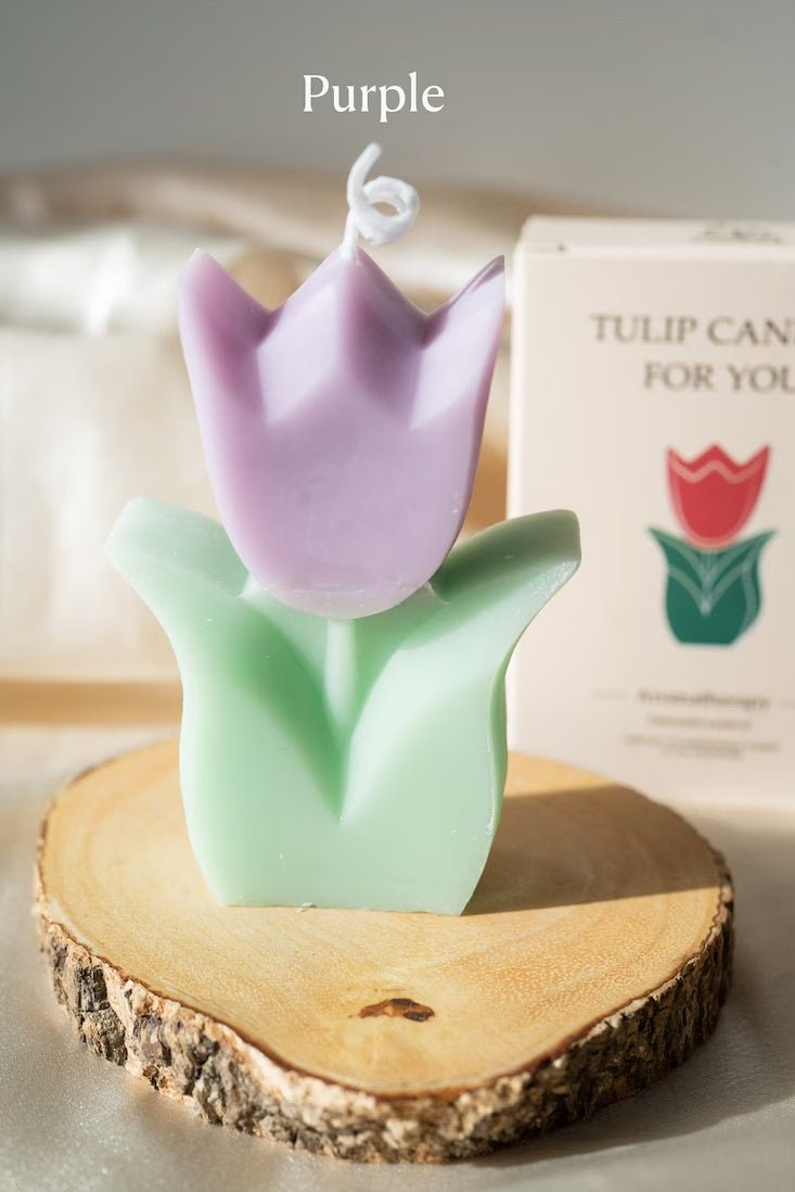 Tulip Blossom Candle | Available in 2 Colours - Supple Room