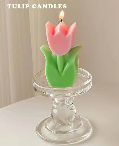 Tulip Blossom Candle | Available in 2 Colours - Supple Room