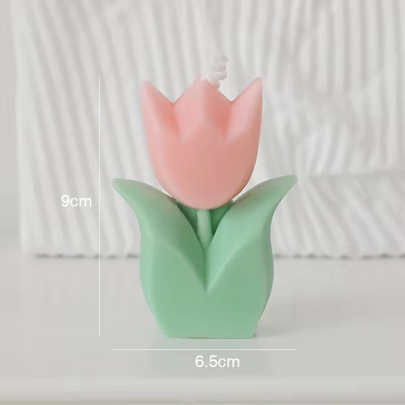 Tulip Blossom Candle | Available in 2 Colours - Supple Room