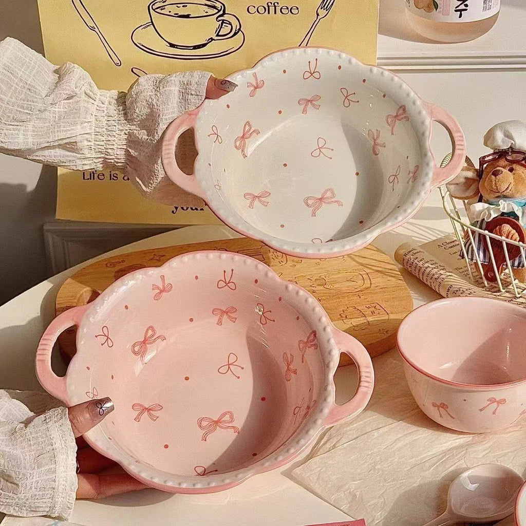 Little Bow Ceramic Serving Bowl 🎀