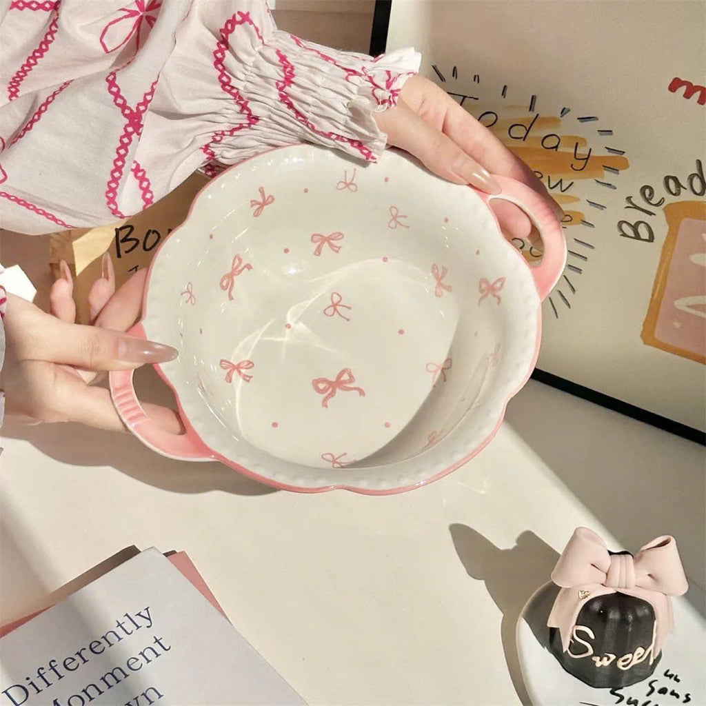 Little Bow Ceramic Serving Bowl 🎀