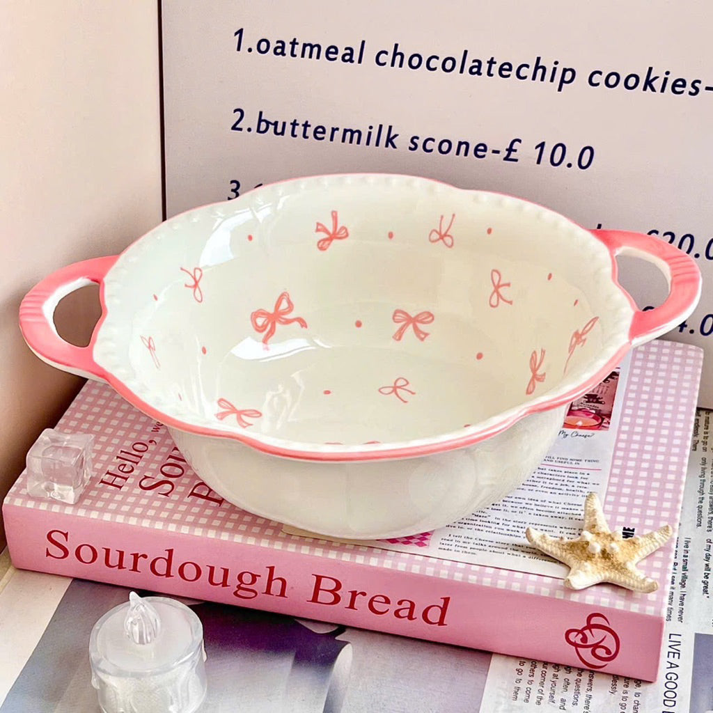 Little Bow Ceramic Serving Bowl 🎀
