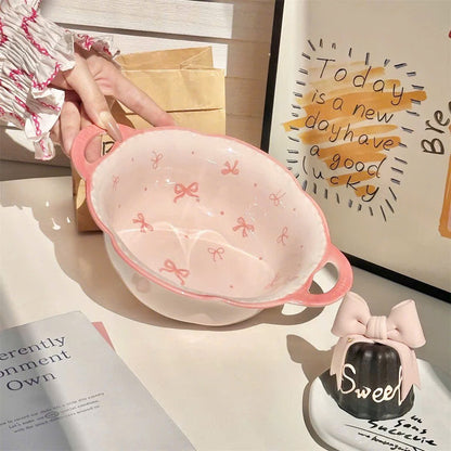 Little Bow Ceramic Serving Bowl 🎀