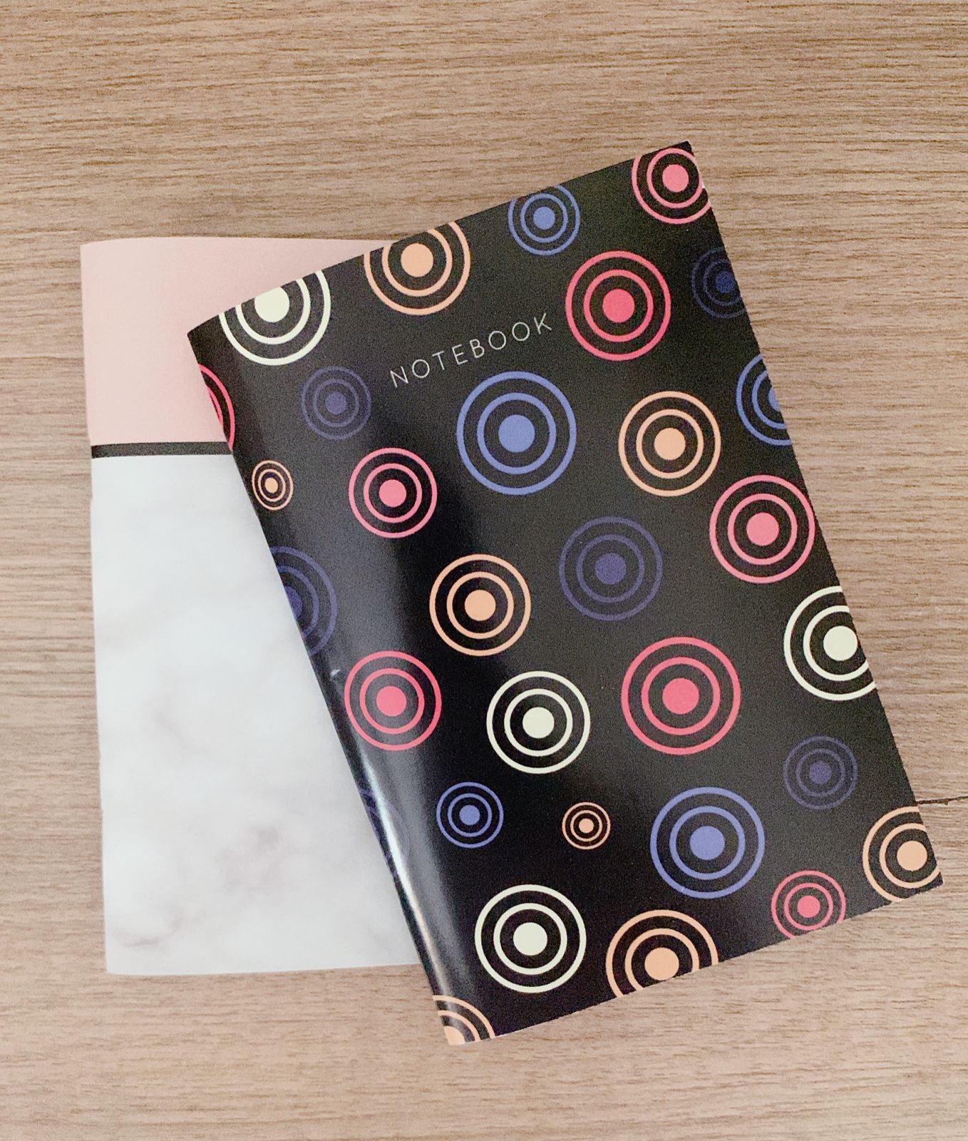 Wheel of purpose & Marble Notebook | A6 Size | Set of 2 - Supple Room