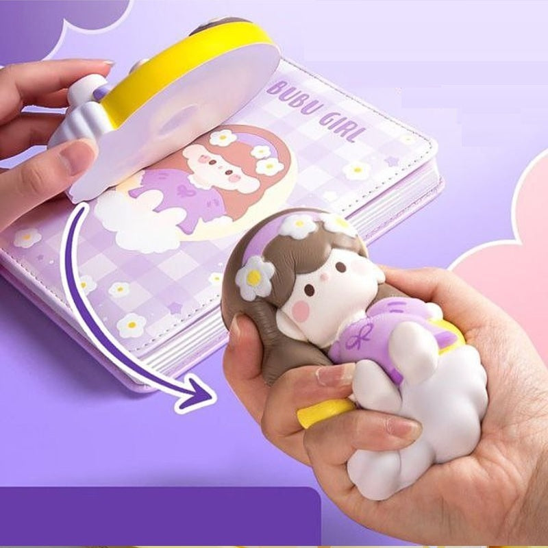 3D Squishy Notebook With Multicolor Pen