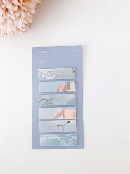 Aesthetic Landscape Index book tab series/ sticky notes/ page flags | 90 sheets each - Supple Room