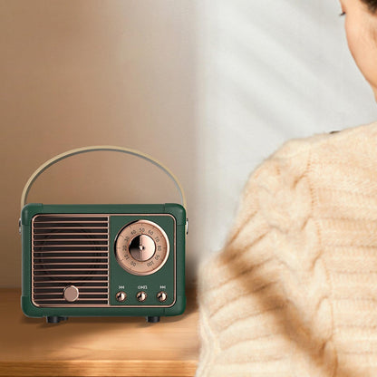 Aesthetic Mini Retro Wireless Bluetooth Speaker with Rose gold detailing | Available in 4 colors - Supple Room