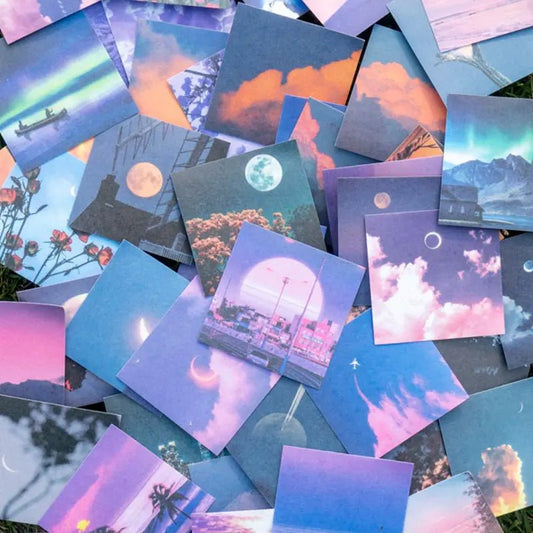 Beautiful Sky Series Sticker Book | 50 pcs/pack - Supple Room