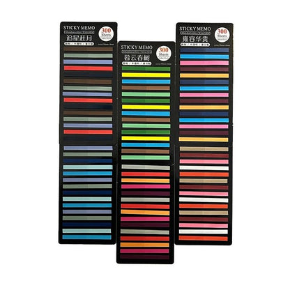 Beautiful thin highlighting strips Sticky notes | Available in 6 themes - Supple Room