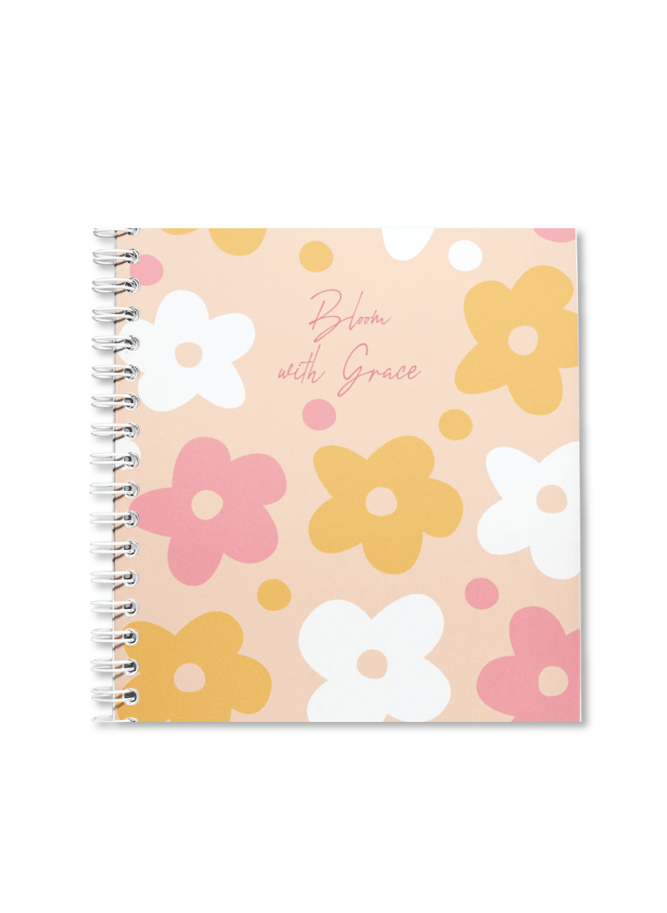Bloom with Grace Notebook | Available in various sizes