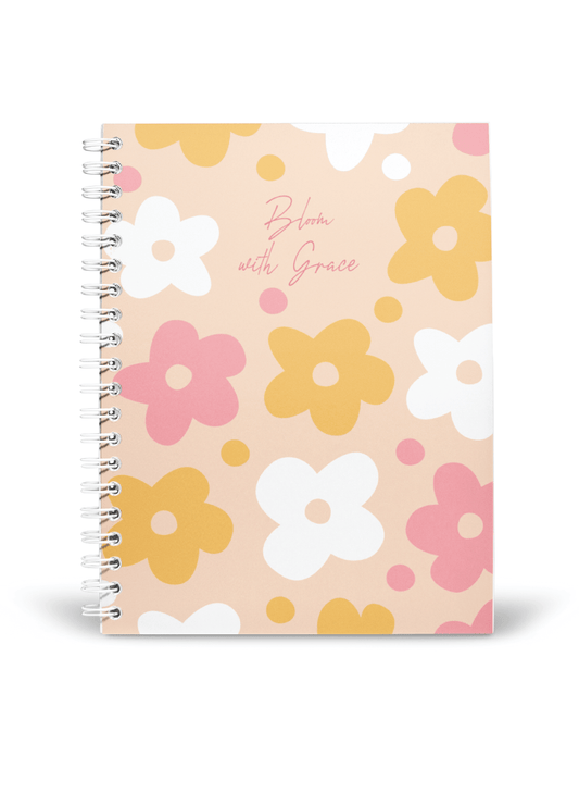 Bloom with Grace Notebook | Available in various sizes