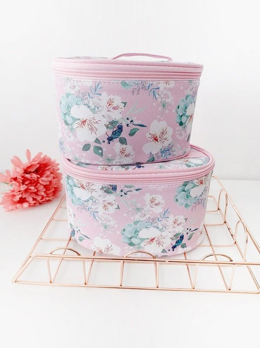 Blooming Elegance Cosmetic / Toiletry storage vanity bag - Supple Room