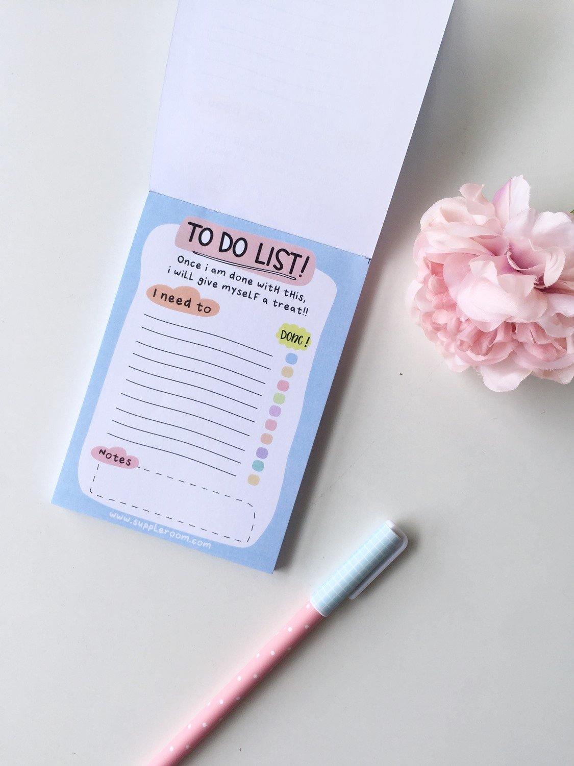 Bonny Blue To do List / Notepad | 50 sheets each - Supple Room