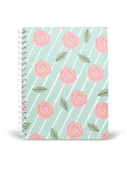 Botanical Roses Notebook | Available in various sizes