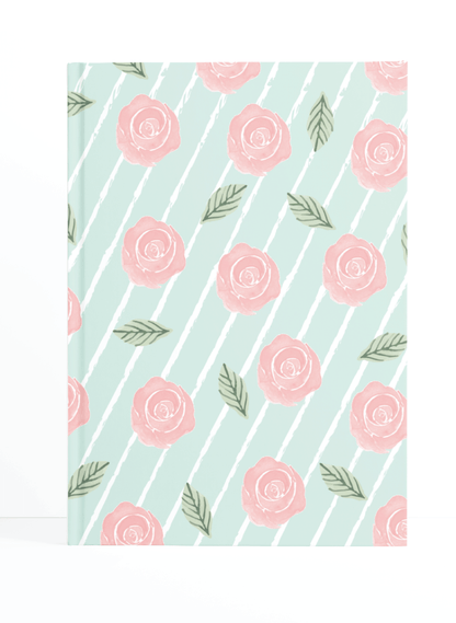 Botanical Roses Notebook | Available in various sizes